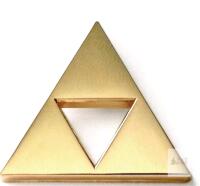 NEW Zelda Triforce Gold Lapel Pin, Metal, 1" Size, Pin Back, Set of 5+, MDES*
