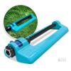 NEW Aqua Joe SJI-OMS16 Oscillating Sprinkler, 3,600 Sq Ft Coverage, 16 Nozzles, Metal Base, 2-Yr Warranty