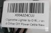 Maixbomr 12V Cigarette Lighter to O-Ring Terminal Power Cable, 3.3 ft, 10A, X0042Z4CUJ - 2