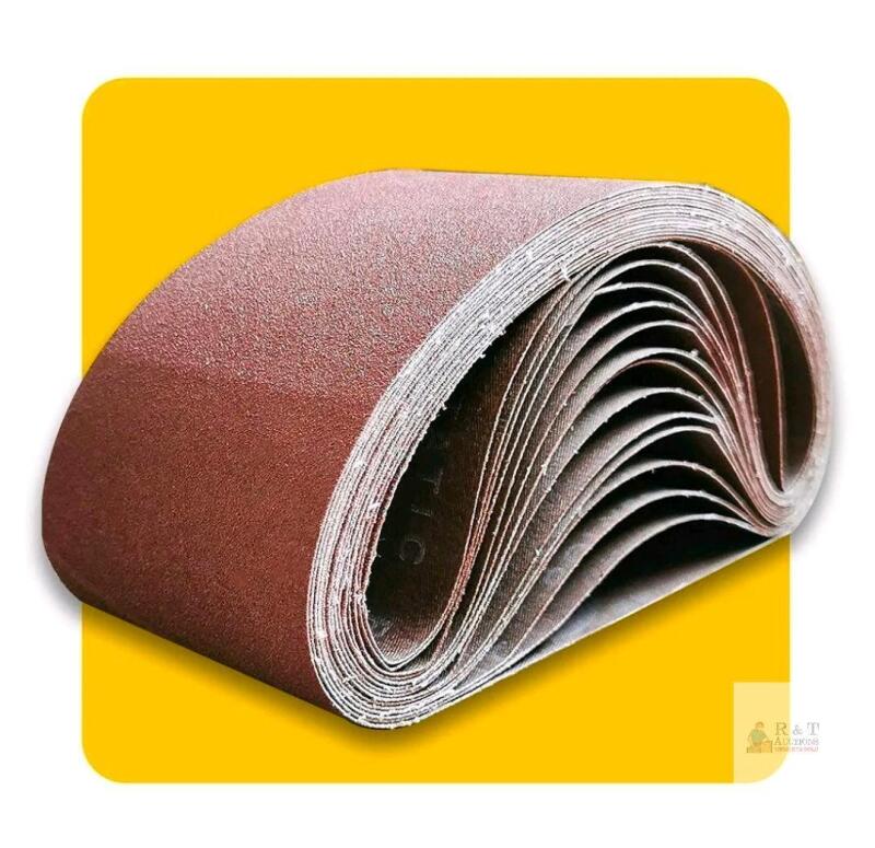 18 Pack Aluminum Oxide Sanding Belts 3" x 21" 80 Grit, Original Sealed,