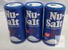 Nu-Salt Salt Substitute, 3 oz Canisters, 3-Pack, Sodium-Free, Potassium Chloride