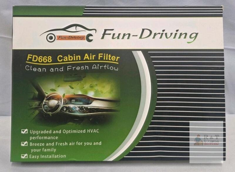 Fun-Driving FD668 Cabin Air Filter for Chrysler 300, Dodge Challenger, and Charger