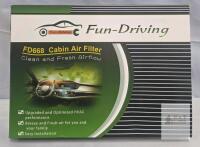 Fun-Driving FD668 Cabin Air Filter for Chrysler 300, Dodge Challenger, and Charger