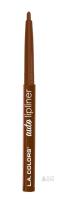 L.A. COLORS Auto Lipliner, Brown Shade, Twist-Up Pencil, Cruelty-Free, 0.007 oz Original Size