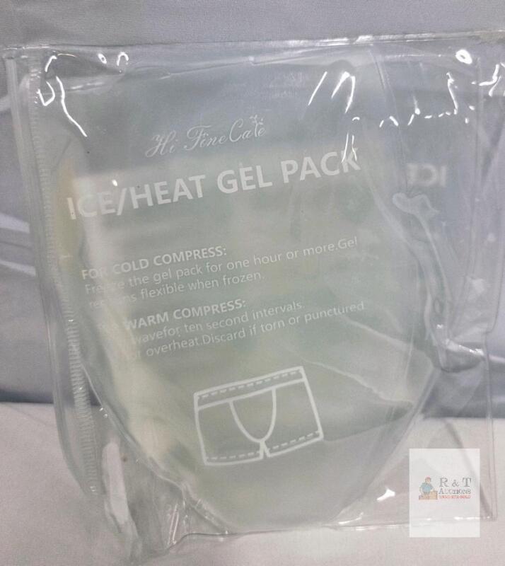 Hi Fine Care V-icepack Clear2 Reusable Hot/Cold Gel Pack, 10"x5", New