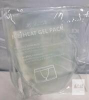 Hi Fine Care V-icepack Clear2 Reusable Hot/Cold Gel Pack, 10"x5", New