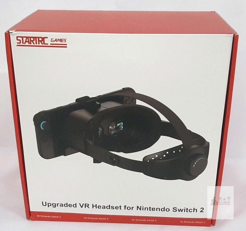 STARTRC GAMES Upgraded VR Headset for Nintendo Switch 2, Adjustable HD Lenses, Black