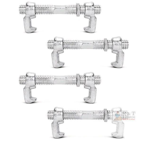 NEW Universal Scaffold Beam Clamp Bolts, Galvanized Steel, 11" Length, 6.6 lbs, Set of 4
