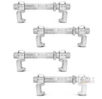 NEW Universal Scaffold Beam Clamp Bolts, Galvanized Steel, 11" Length, 6.6 lbs, Set of 4