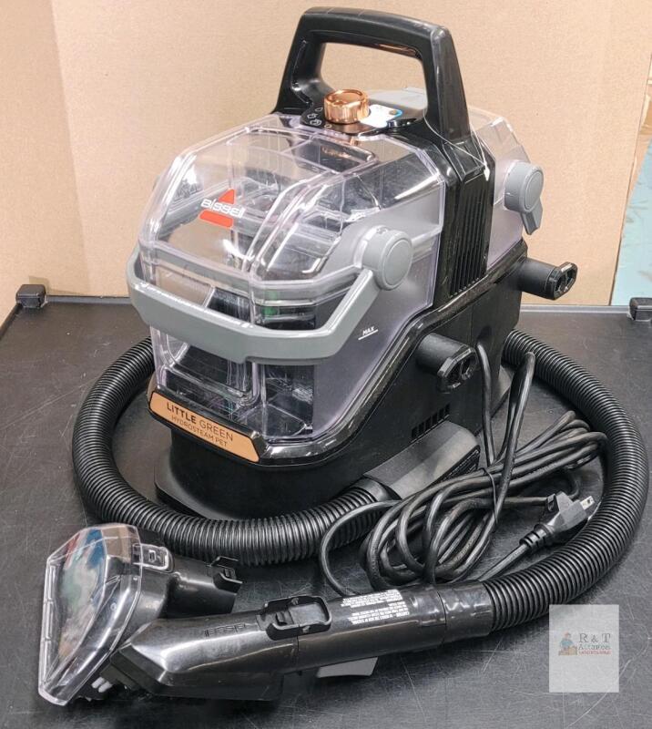 Bissell Little Green HydroSteam Pet Portable Carpet Cleaner, 13 lbs, 64 oz Clean Tank AS NEW
