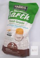NEW Harris Food Grade Diatomaceous Earth 2 lbs, OMRI Listed, 100% Purity, Duster Included