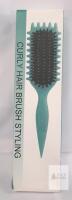 NEW Curly Hair Styling Brush C1061-XCN-F, High-Density Nylon Bristles, Vented Design, Aqua Color