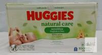 Huggies Natural Care Sensitive Fragrance Free Baby Wipes, 1008 Count, 6 Refill Packs, 7.7"x6.6"