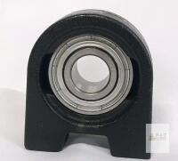 Caltric Pillow Block Bearing, 2-Bolt Mount, Shielded, Cast Iron Housing