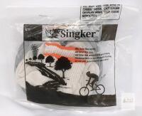 Singker Bicycle Cable Lock Kit with Gloves, 4ft Length, 12mm Diameter, Keyed Lock