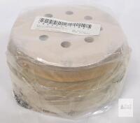 100 pc 5-Inch 8-Hole Sanding Discs, Yellow, Hook & Loop, X004VAFIDF,