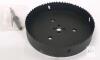 6-3/4" (171mm) HSS Bi-Metal Hole Saw with Arbor, Large Diameter, Black