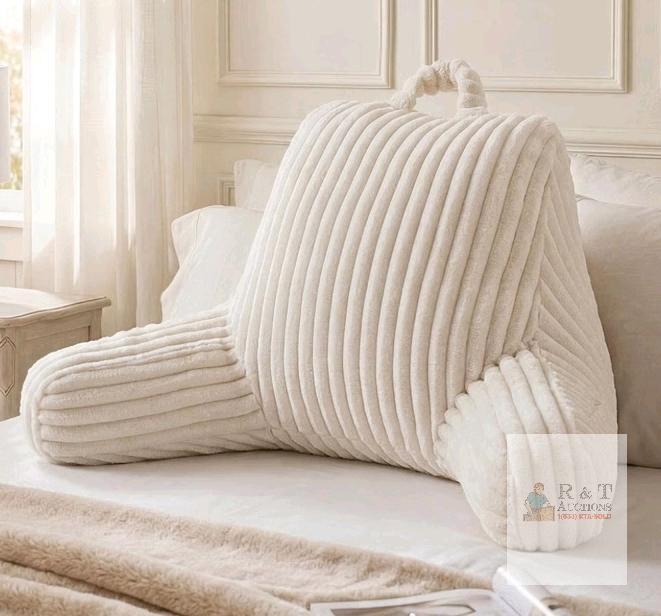 Blissful Diary Reading Pillow with Arms, Plush Fleece, Memory Foam, Removable Cover