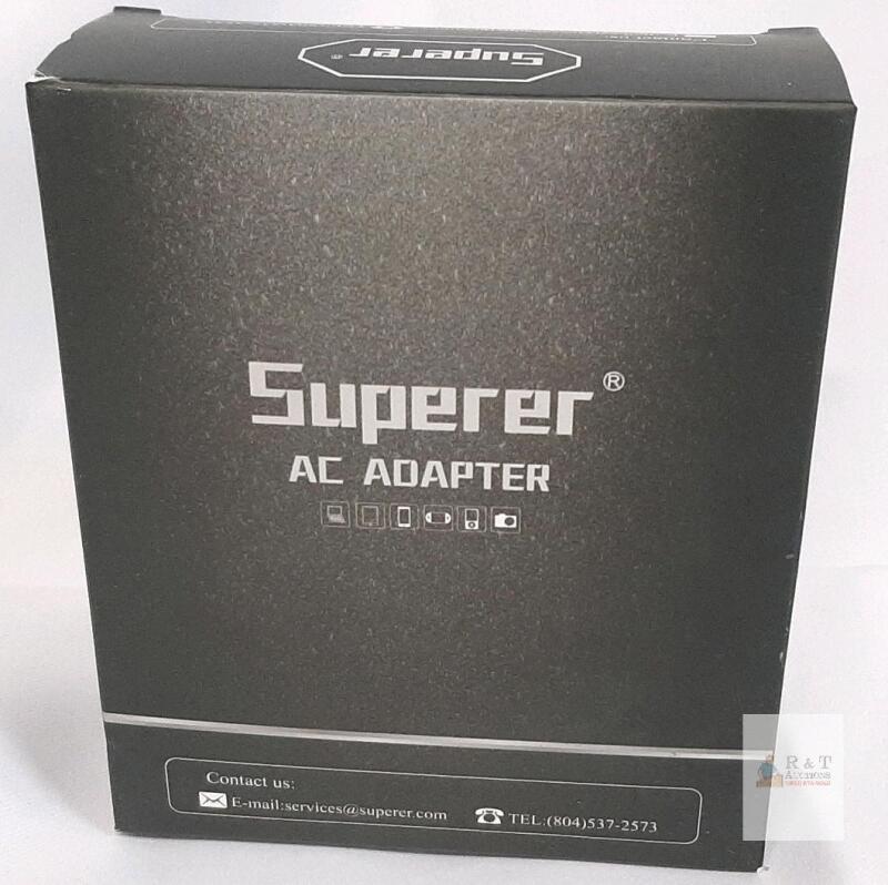 Superer AC Adapter XH00085S-F 45W/33W, Compatible with Asus Chromebook/Vivobook, Model X004UBFGAP