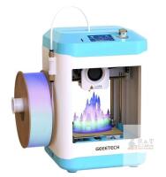Geeetech M1 Mini 3D Printer, 100x110x100mm Build Volume, 250mm/s Speed, Auto Leveling NEW OPEN BOX Open Box , Tested Powers Up - Not Tested Beyond Power Up - Appears Unused - White Spool Not included