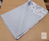 NEW Machine Washable Area Rug, 3'X5', Anti-slip Rubber Backing, Blue/Gray Motif - 2