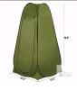 Pop Up Privacy Tent, 47.2" x 47.2" x 76.8", Olive Green, Instant Setup, Water-Resistant, UPF 50+ - 2