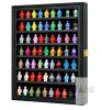 NEW LEGO Minifigure Display Case LG-LC04-BL, Black Finish, Holds ~72 Minifigures- NO FIGURES INCL