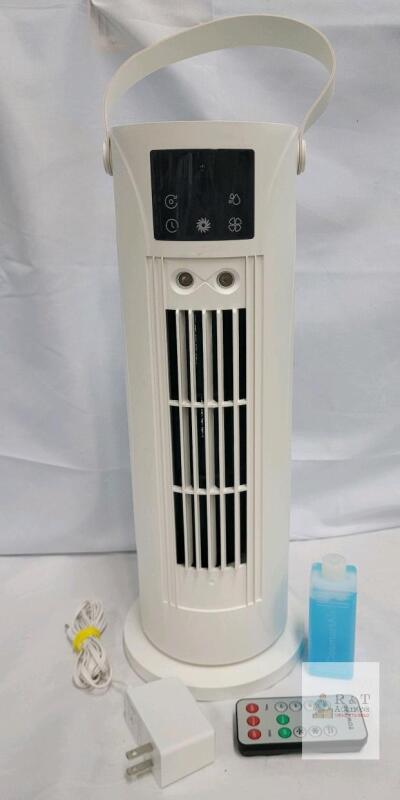 Topland SF-TF10 BK Cordless Tough Fan, 4-Speed Settings, Built-in 3000mAh Battery