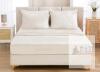 NEW Ivory Tufted Geometric SUPER KING Bedding Set &ndash; 3-Piece Cotton Comforter and Shams - 2