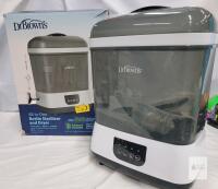Dr. Brown&rsquo;s All-In-One Bottle Sterilizer & Dryer, Fits 6 Bottles, 4-in-1, Touch Panel, HEPA Filters Open Box - Tested Powers Up , Not Tested Beyond Power Up . Appears Used 1 Time