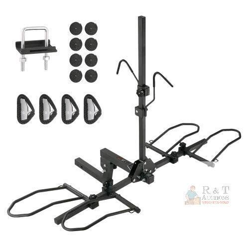 GOENER'S Platform Hitch Bike Rack, 2-Bike, 2" Receiver, Steel, Black, Model X004S5SJPR new