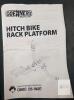 GOENER'S Platform Hitch Bike Rack, 2-Bike, 2" Receiver, Steel, Black, Model X004S5SJPR new - 4