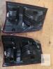 NEW 2002-2006 Dodge Ram 1500/2500/3500 Tail Light Assemblies - Red/Clear Lens, Black Housing - 3