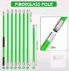 Fiberglass Manual Pole Saw Set &ndash; 8 Poles (up to 26 ft), Pruner & Spare Saw Blade, Complete Kit - 3