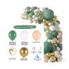 117-Piece Olive Green, Gold & Blush Balloon Garland Arch Kit &ndash; New