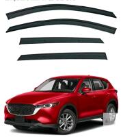 Mazda CX-5 Window Visors 2017&ndash;2023 Clip-On Smoke Tint PVC Set of 4 LQQDP X004HL3T43