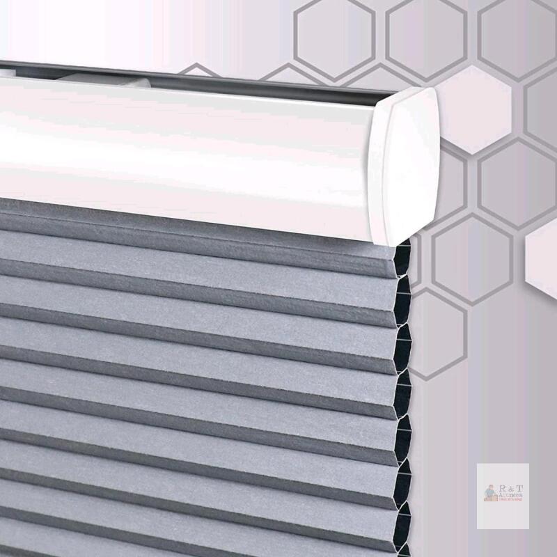 LUCKUP WSFWL-32W Honeycomb Window Blind, 32"x64", Cordless, Blackout, White