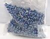 8mm Blue Glass Evil Eye Beads, 500 pcs, Chaton Beads, Round Dome, Craft Jewelry Making - 2