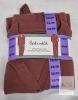 NEW Splendid Women&rsquo;s 2 Piece Pajama Set XS Reddish Brown 100% Polyester Button-Up Top & Pants