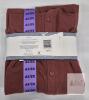 NEW Splendid Women&rsquo;s 2 Piece Pajama Set XS Reddish Brown 100% Polyester Button-Up Top & Pants - 3