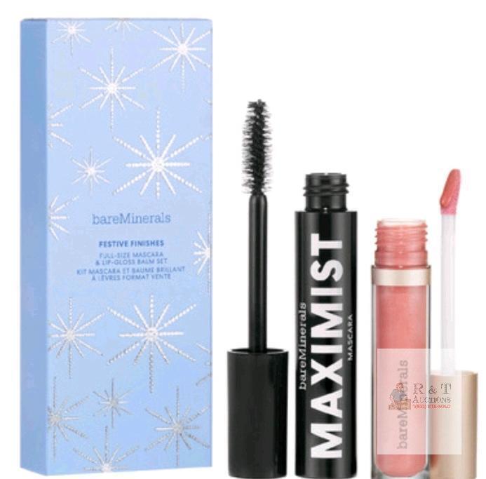 bareMinerals Festive Finishes Set: Maximist Mascara & Serenity Lip Gloss Balm
