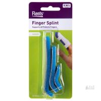 New Flents Finger Splints, Protective Support Brace Set, 3 Assorted Sizes | Helps Stabilize Injured Digits During Recovery, Comfortable Fit with Assorted Sizes For Everyday Protection and Support