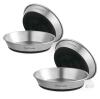 NEW Wellbro Stainless Steel Pet Bowls, 5.9" Diameter, 12 oz Capacity, Non-Slip Silicone Base, Set of 2