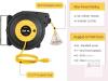 NEW Dewenwils HCR340F 50 ft Retractable Extension Cord Reel, 14/3 AWG, 13A, 125V, Triple Outlet - 2