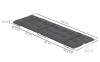 NEW Outdoor Chaise Lounge Cushion Pad, 74.8" x 22" x 3.9", Dark Grey, Weather-Resistant - 3