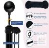 NEW NQ 20ft Black Aluminum Flagpole Kit with Ball Topper, 3x5 Canada Flag, Rope & Hardware - 2