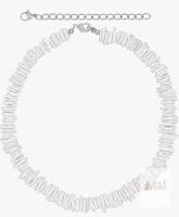 White Puka Shell Choker Necklace, Adjustable 16&ndash;18 in, Lobster Clasp, Unisex Beach Jewelry
