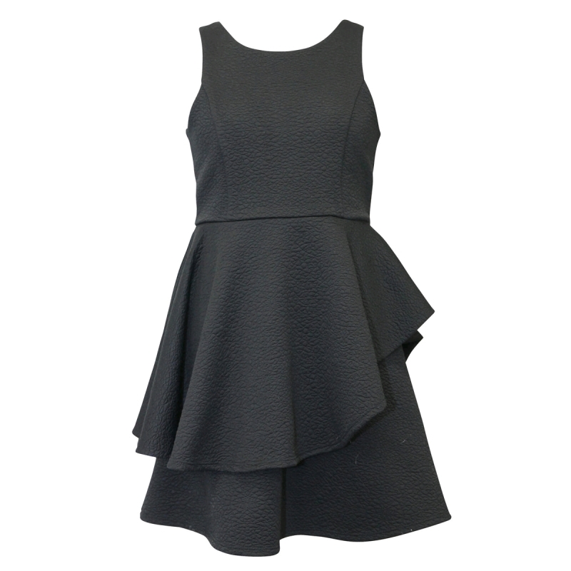 New, Ava & Yelly Textured Tiered Dress in Girls Size 14