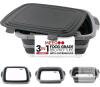 Meegoo Collapsible BBQ Prep Tub with Locking Lid, 3-in-1 Design, 3-Gallon Capacity