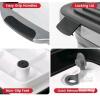 Meegoo Collapsible BBQ Prep Tub with Locking Lid, 3-in-1 Design, 3-Gallon Capacity - 3